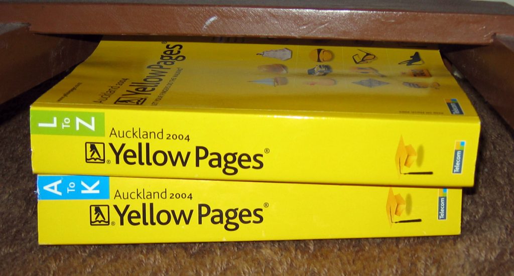 yellow pages