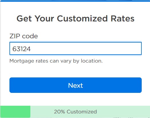 customized rates Zillow