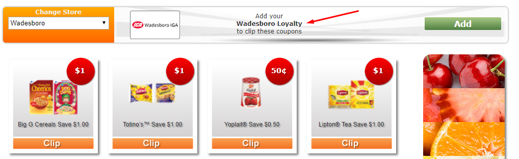 digital coupons