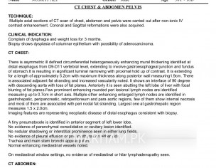 CT Scan Reports