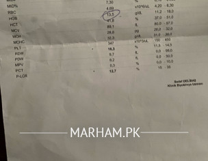 Blood Tests Results 