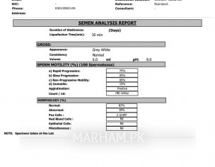 Semen Analysis Report Checking