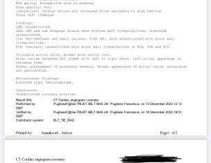 Ct Scan Results