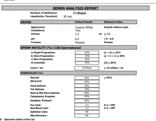 Semen Analysis