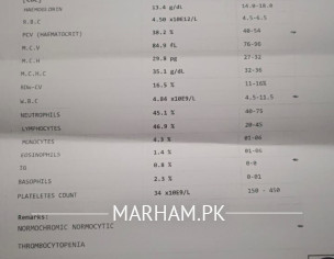 Platelet Counts Low