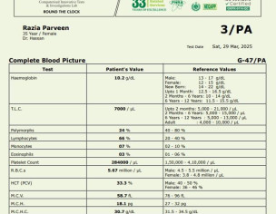 Increased Lymphocytes
