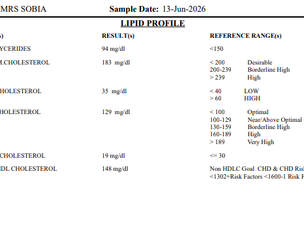 Cardio / Cholesterol