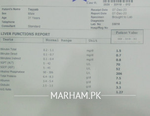 Liver Function Report
