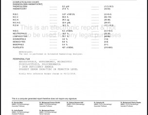 Blood Reports