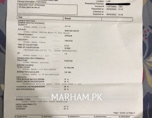 Semen Report