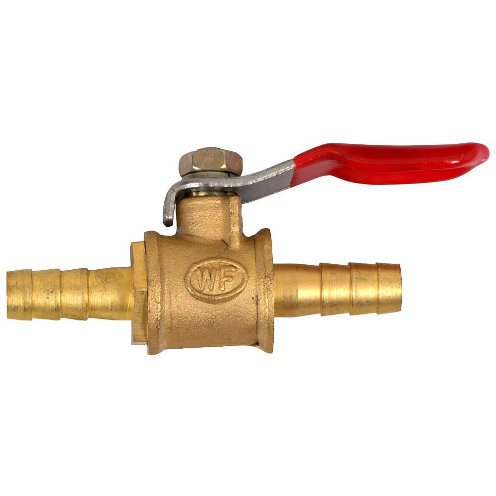 Water tap (ball valve) , 6x6mm, hose connection, brass | Drinking ...