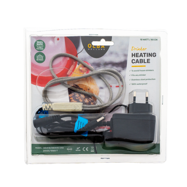 Drinkbak Verwarmingskabel – Vorstvrij Drinkwater (5/10 W)