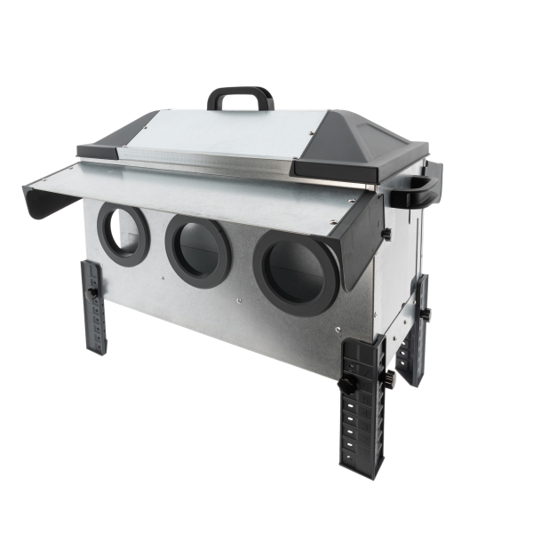 ROBUST® voerbak met voeropeningen 18 kg – laag – voor kippen