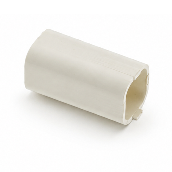 PVC koppelstuk voor vierkante 22 mm buis – 2x lijm