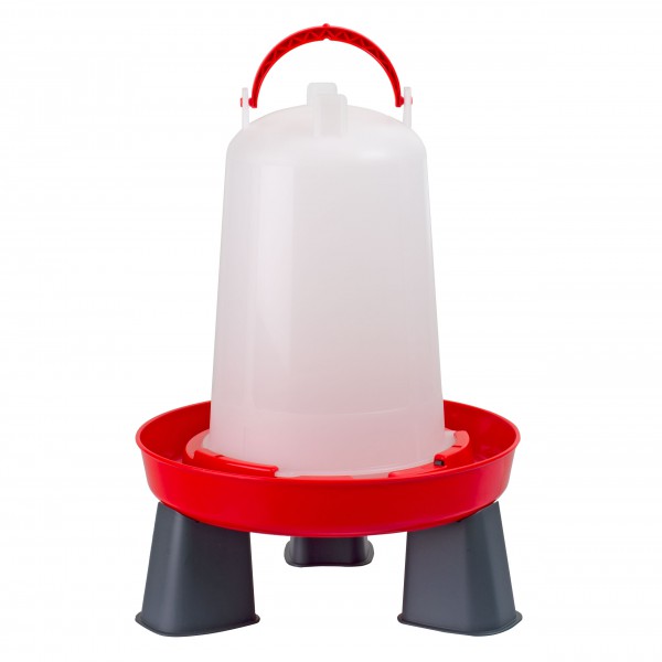 Drinktoren rood met pootjes