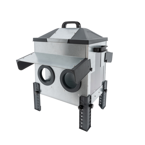 ROBUST® voerbak met voeropeningen 16 kg – hoog – voor kippen