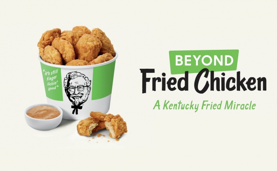 肯德基爺爺來呷菜！KFC 攜手人造肉公司 Beyond Meat，推出植物肉「炸雞塊」