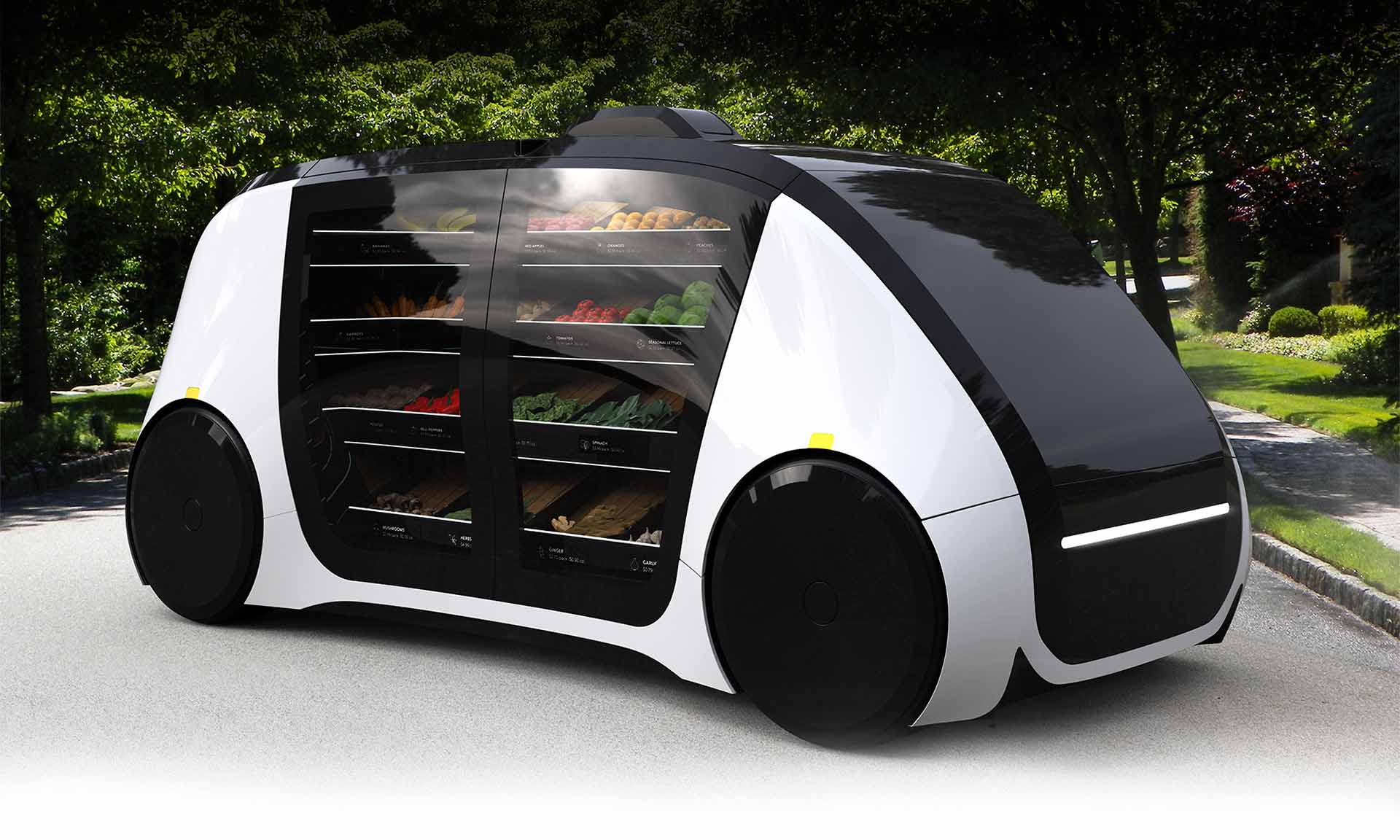 「無人車」的新應用：買菜就像叫 Uber，新鮮蔬果直送家門讓你挑！