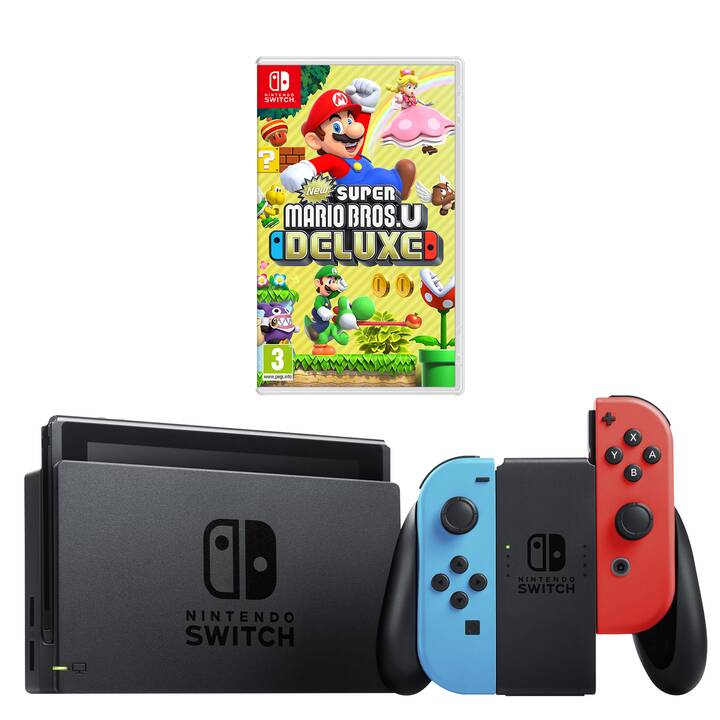 Nintendo Switch New Neon New Super Mario Bros U Deluxe 32 Gb De Interdiscount 0742