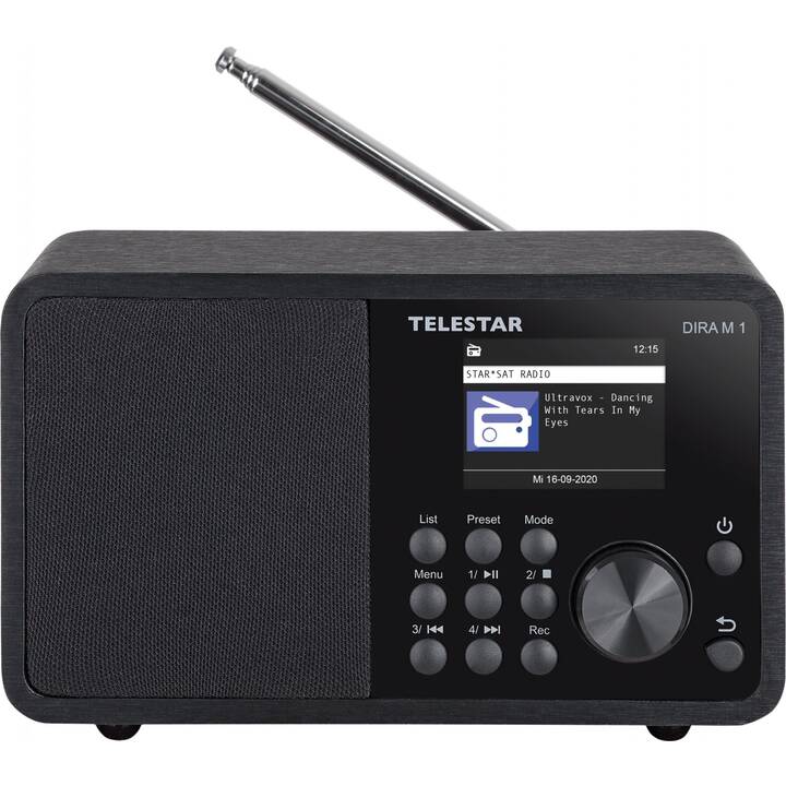 TELESTAR DIRA M 1 Radio internet (Nero)