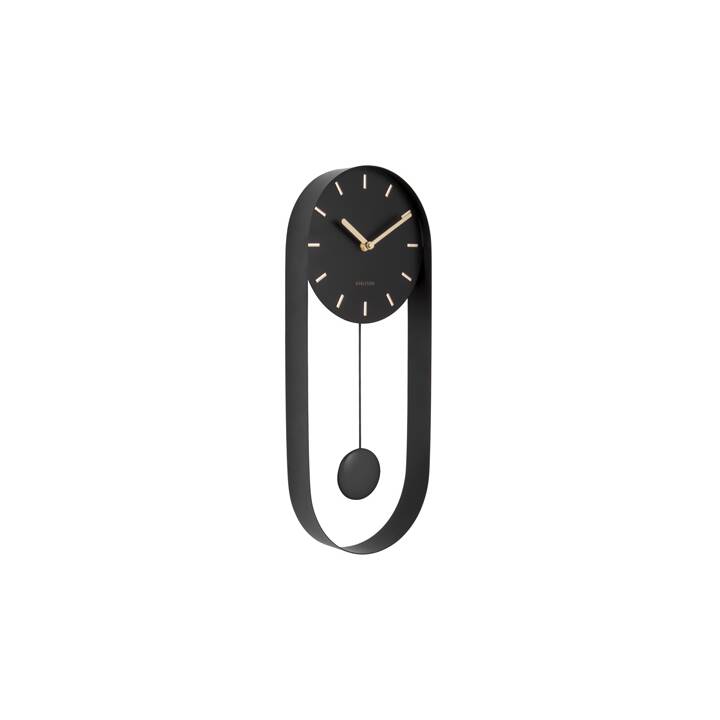 KARLSSON Charm Orologio da parete analogico (200 mm, Nero) - microspot.ch