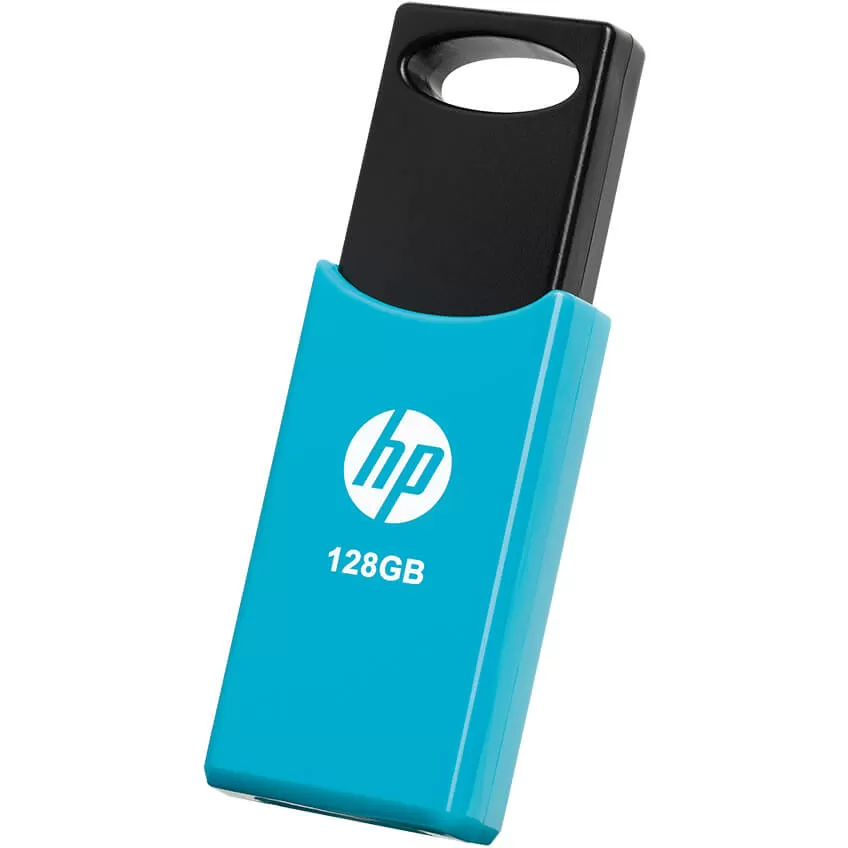 HP v212w (USB Typ-A, 128 GB, Blau, Schwarz)