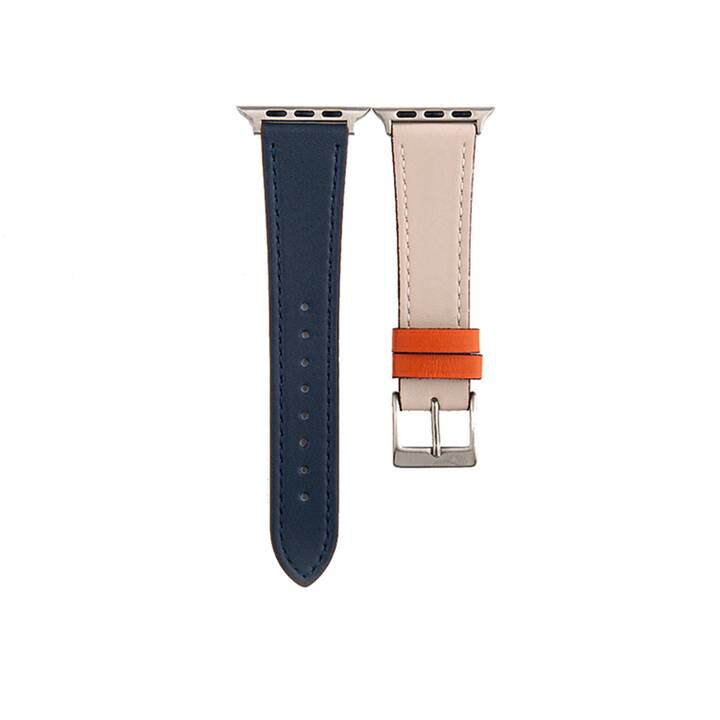 EG cinturino per Apple Watch 45 mm - blu navy e beige - Interdiscount