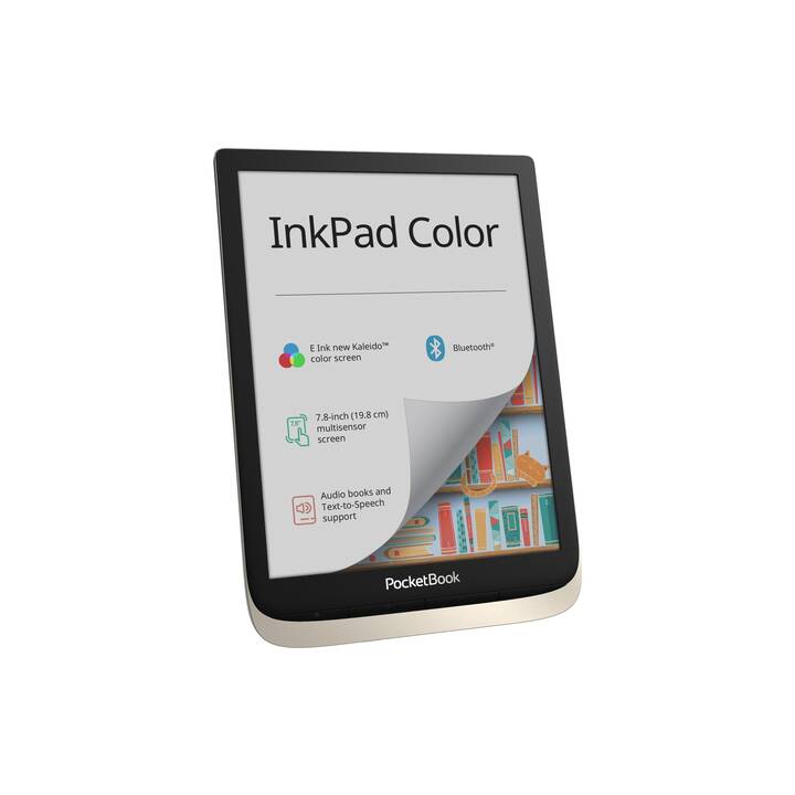POCKETBOOK E-Book Reader Color (7.8", Argento, Bluetooth, WLAN, 16 GB)