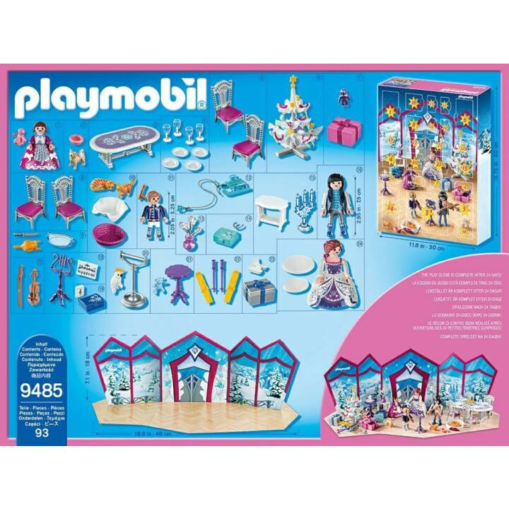 PLAYMOBIL Noël Calendrier de l'Avent 'Bal de Noël au salon de Cristal