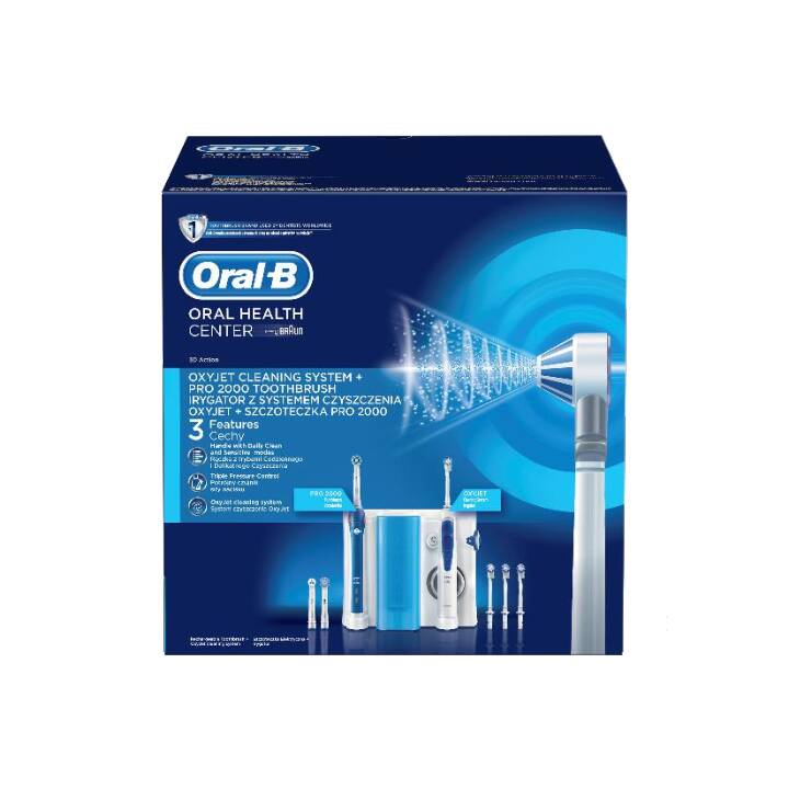 ORALB Professional Care OxyJet + OralB PRO 2000 microspot.ch