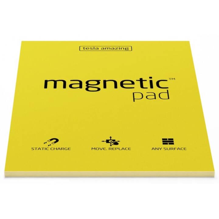 MAGNETIC Notes autocollantes magnétique (297 mm x 420 mm, Jaune)