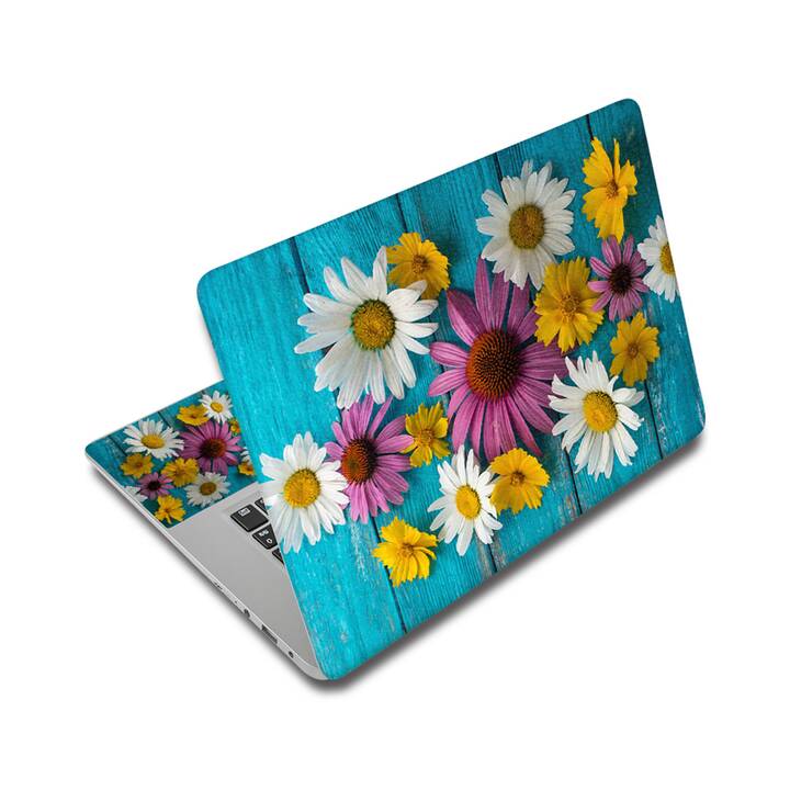 EG Schutz Aufkleber für 14" Notebook - Blumen