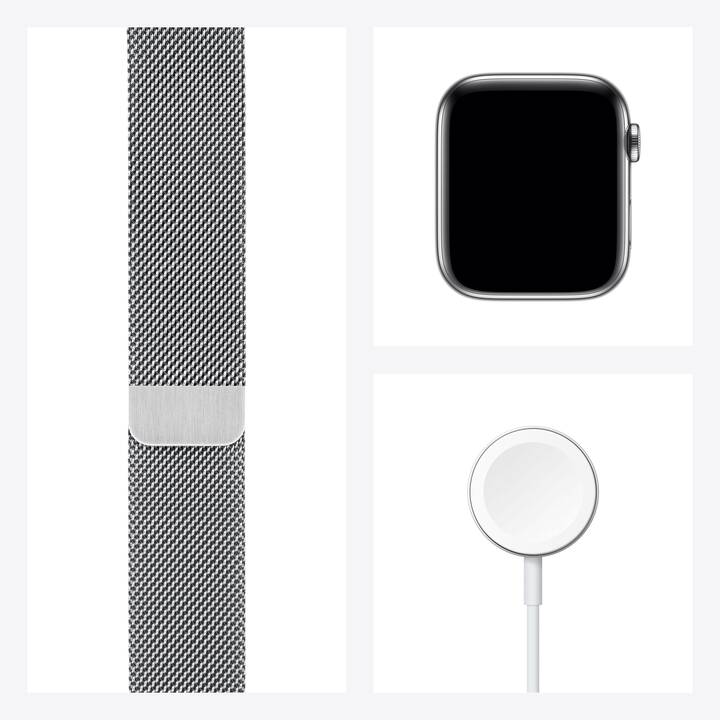 APPLE Watch Series 6 GPS + Cellular (44 mm, Edelstahl, Milanaise) - Interdiscount