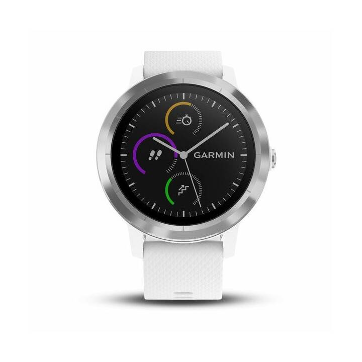 GARMIN Vivoactive 3 (Einheitsgrösse, Edelstahl, Silikon, GPS, GALILEO, GLONASS) - Interdiscount