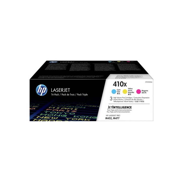 HP 410X (Multipack, Gelb, Magenta, Cyan) - Interdiscount