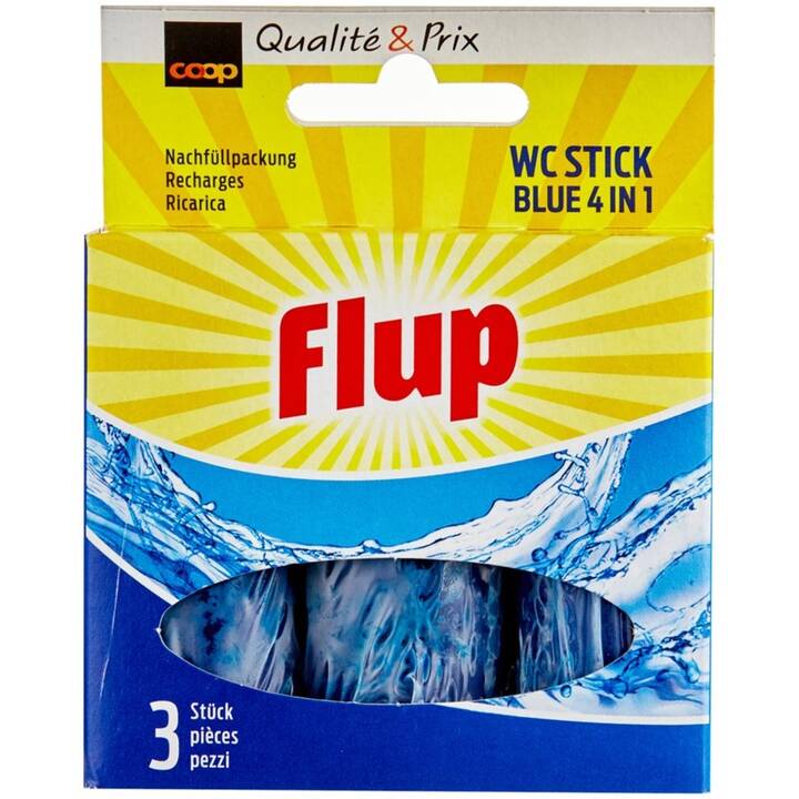 COOP QUALITÉ \u0026 PRIX Detergente per WC Flup Blue 3in1 (3 pezzo) -  microspot.ch