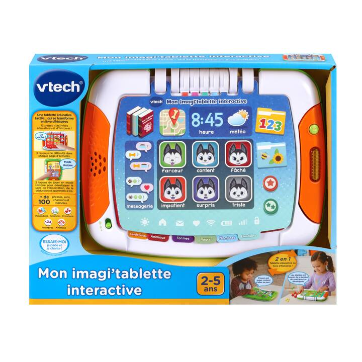 VTECH Tablettes pour enfant Mon Imagi'tablette Interactive (DE, EN, FR)