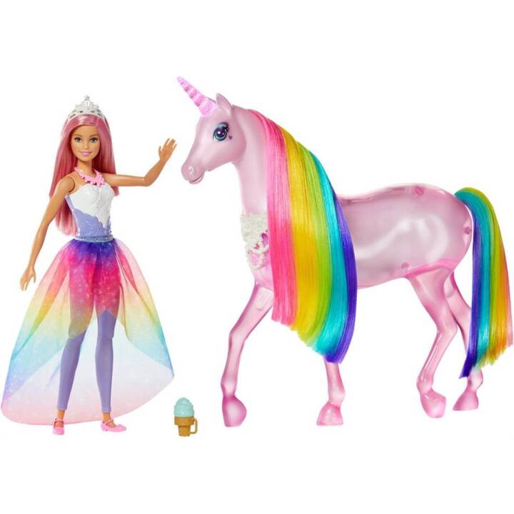 MATTEL Barbie Dreamtopia Magical Lights Unicorn - Interdiscount