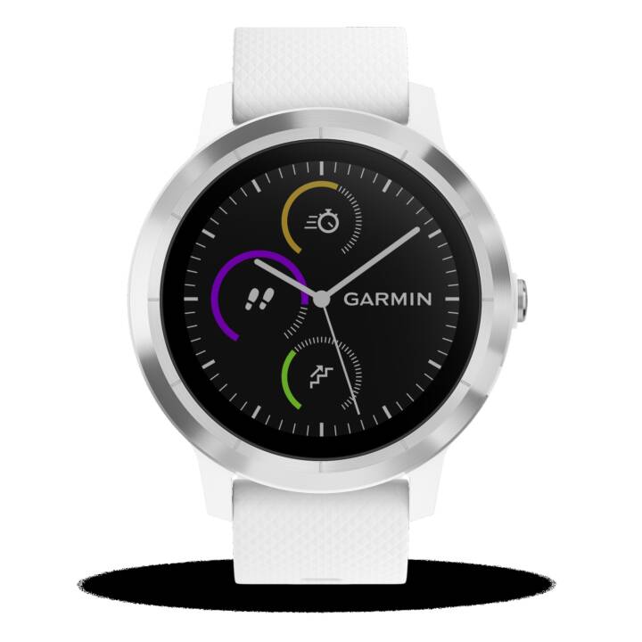 GARMIN Vivoactive 3 (Taille unique, Acier inox, Silicone, GPS, GALILEO, GLONASS) - Interdiscount