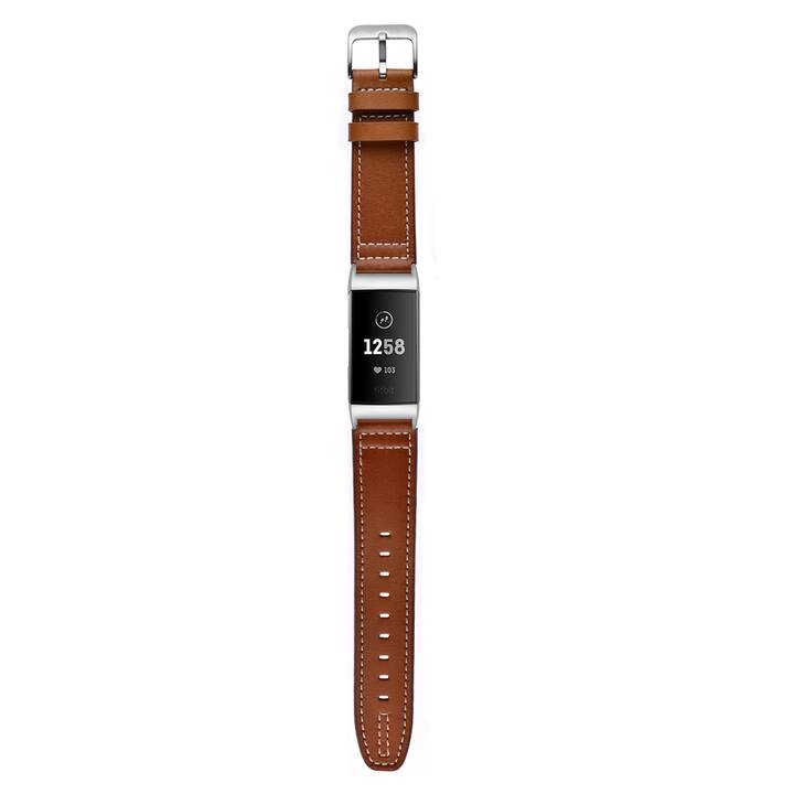EG cinturino per Fitbit Charge 3 (18 mm) - marrone
