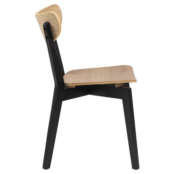 CREATIVE LIVING Chaise en bois Roxby (2 pièce, Chêne, bois de caoutchouc)