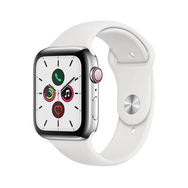 APPLE Watch Series 5 GPS + LTE (44 mm, Edelstahl, GPS, GLONASS, Galileo) -  Interdiscount
