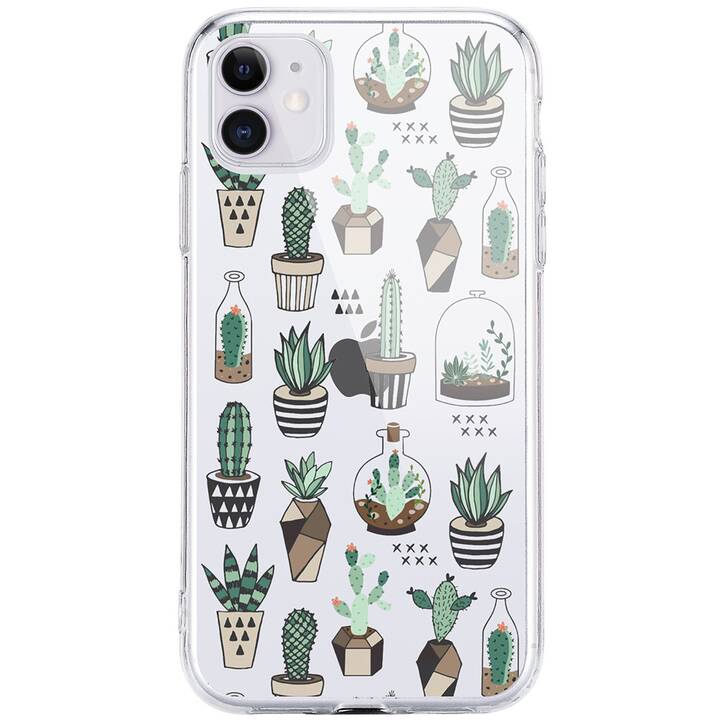 EG cover posteriore per iPhone 12 e 12 Pro 6.1" (2020) - verde - cactus