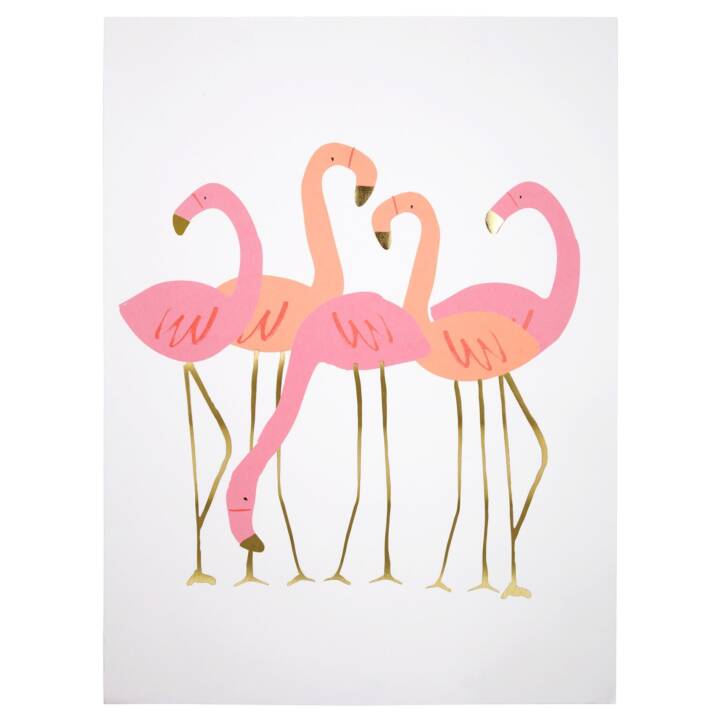 Meri Meri Ungerahmtes Bild Flamingo Microspot Ch