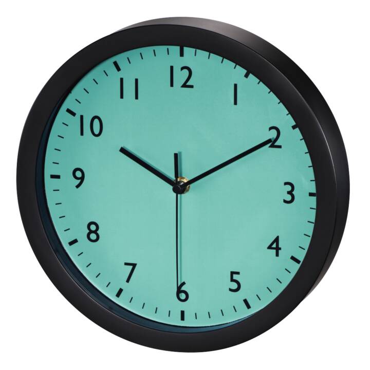 HAMA Pure Wall Clock Ø 25 cm petrol microspot.ch