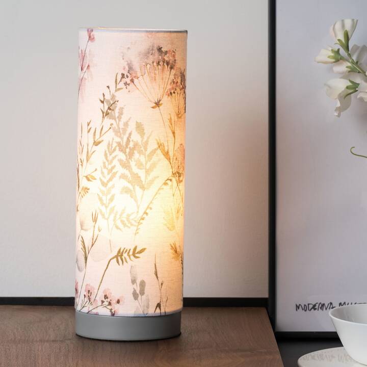 PAULEEN Lampe de table Flowery Romance (Ampoule électrique, Blanc)