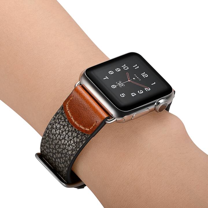 EG Armband für Apple Watch 38 mm 40 mm - Schwarz