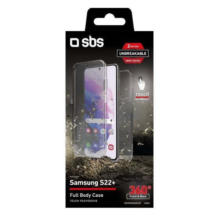 SBS Sleeve 360° (Galaxy S22+ 5G, Transparente)