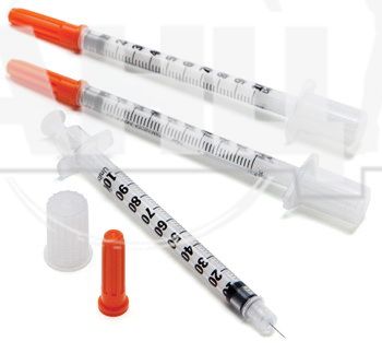 Шприц инъекционный инсулиновый BD Micro-fine plus 0,5 мл U-100 с иглой 30G (0,3 мм х 8 мм) №1