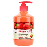 Крем-мило Fresh Juice Strawberry & Guava з дозатором 460 мл